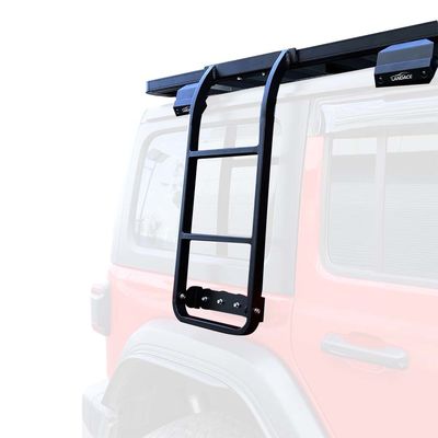 সহজ ইনস্টলেশন ডাবল সাইড লেডার JEEP Wrangler 2018-2023 JL JK এর জন্য গাড়ির ছাদ লেডার