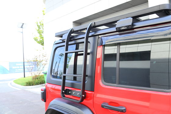 সহজ ইনস্টলেশন ডাবল সাইড লেডার JEEP Wrangler 2018-2023 JL JK এর জন্য গাড়ির ছাদ লেডার