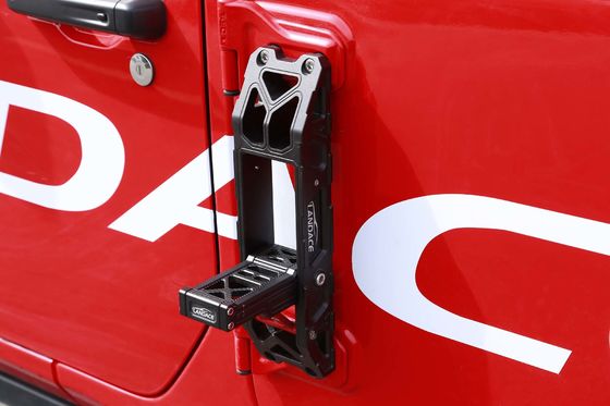 হাই-এন্ড যানবাহনের জন্য জিপ র্যাংলার জন্য আন্তর্জাতিক অ্যালুমিনিয়াম খাদ কালো সাইড স্টেপ