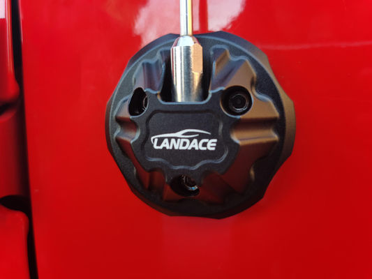 JEEP অটো পার্টস রেডিও অ্যান্টেনা বেস কভার কালো পাউডার লেপা সিএনসি মেশিন কাস্টমাইজেশন