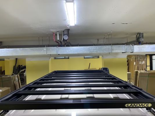 ছাদ মাউন্ট কালো অ্যালুমিনিয়াম খাদ 4Runner জন্য ছাদ র্যাক আপনার অ্যাডভেঞ্চার যানবাহন উন্নত