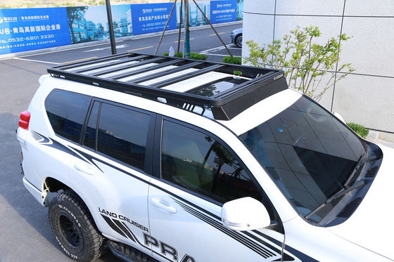 টয়োটা ল্যান্ড ক্রুজার প্রাডো এলসি 150 সিরিজের জন্য ছাদ র্যাক প্ল্যাটফর্ম ক্যাম্পিং কার্যক্রমের জন্য দুর্দান্ত