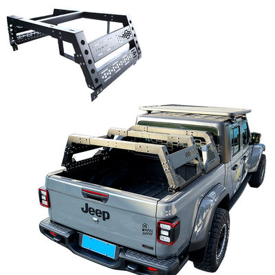 পিক আপ 4x4 আনুষাঙ্গিক কালো পাউডার লেপ সহ কার্বন ইস্পাত কার্গো র্যাক রোল বার