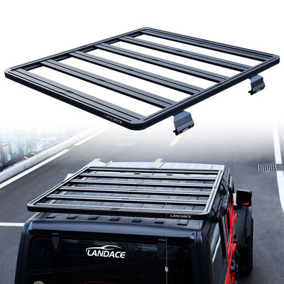 SUS304 অ্যালুমিনিয়াম খাদ ছাদ মাউন্ট ইউনিভার্সাল Wrangler Jk 4X4 গাড়ী ছাদ র্যাক জন্য জিপ