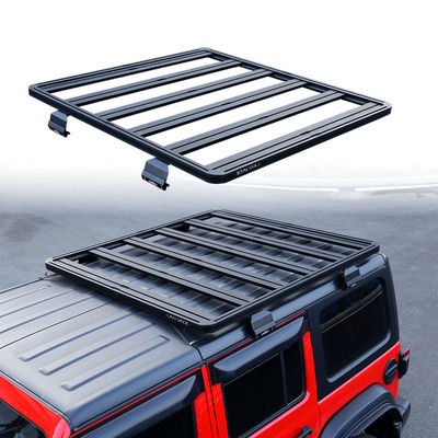 SUS304 অ্যালুমিনিয়াম খাদ ছাদ মাউন্ট ইউনিভার্সাল Wrangler Jk 4X4 গাড়ী ছাদ র্যাক জন্য জিপ