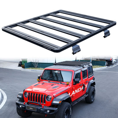 SUS304 অ্যালুমিনিয়াম খাদ ছাদ মাউন্ট ইউনিভার্সাল Wrangler Jk 4X4 গাড়ী ছাদ র্যাক জন্য জিপ