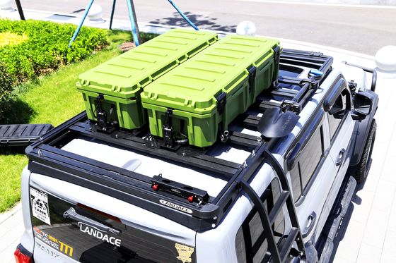 টয়োটা এফজে ক্রুজারের জন্য ক্ল্যাম্প মাউন্টিং কার ছাদ র্যাক এক্সটেনশন সিস্টেম সাইড লেডার অ্যারিং