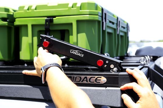 টয়োটা এফজে ক্রুজারের জন্য ক্ল্যাম্প মাউন্টিং কার ছাদ র্যাক এক্সটেনশন সিস্টেম সাইড লেডার অ্যারিং