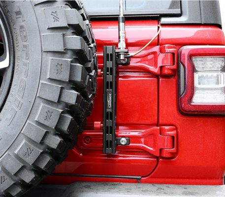 323X78X86 মিমি হার্ড অ্যানোডাইজড টেইল গেট জেপ Wrangler মাল্টি ফাংশন জন্য পতাকা মুলা ক্রেট