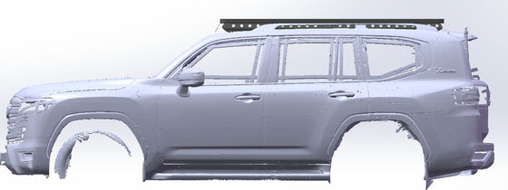 টয়োটা এলসি১৫০ এলসি২০০ এলসি৩০০ এর জন্য কালো পাউডার লেপ গাড়ি ছাদ র্যাক ক্যাম্পিংয়ের জন্য উপযুক্ত