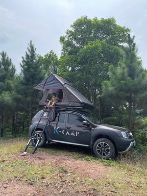 হার্ড শেল এবং অ্যালুমিনিয়াম উপাদান সহ চার মরসুমের তাঁবু বহিরঙ্গন ভ্রমণ ক্যাম্পিং