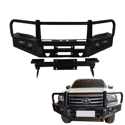 টয়োটা হিলাক্স 4x4 এর জন্য সুরক্ষা গাড়ি বাম্পার আনুষাঙ্গিক যন্ত্রাংশ ইস্পাত সামনের পিছনের বাম্পার
