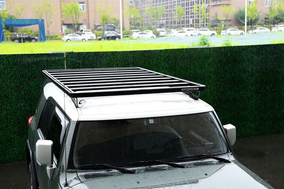 TOYOTA FJ LAND CRUISER 4*4 এক্সট্রুশন অ্যালুমিনিয়াম ছাদ র্যাক সহ ওভারল্যান্ড কার্গো প্ল্যাটফর্ম