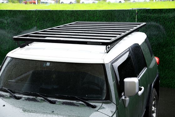 TOYOTA FJ LAND CRUISER 4*4 এক্সট্রুশন অ্যালুমিনিয়াম ছাদ র্যাক সহ ওভারল্যান্ড কার্গো প্ল্যাটফর্ম