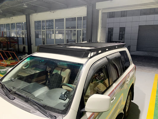 TOYOTA LC200 কার মডেল হাই- 4X4 অ্যালুমিনিয়াম সৌর গাড়ী ছাদ র্যাক ব্যাকবোন মাউন্ট সঙ্গে