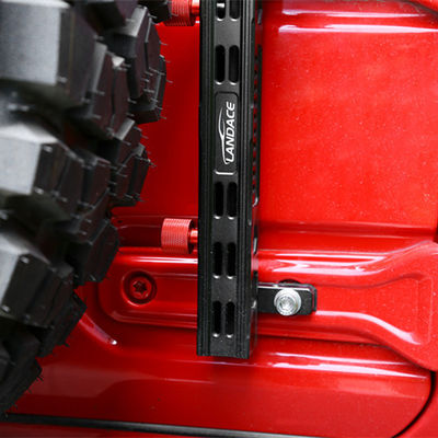 JEEP Wrangler JL JK পারফরম্যান্সের জন্য অ্যালুমিনিয়াম অ্যালোয় ফ্ল্যাগ হোল্ডার এবং রেডিও ওয়্যার ব্র্যাকেট