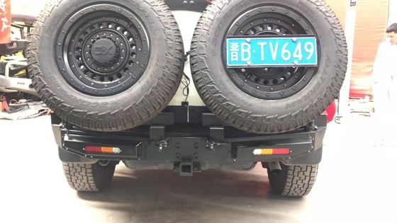 OEM টয়োটা এফজে ক্রুজার উইঞ্চ বুল বার ফ্রন্ট বাম্পার টায়ার ক্যারিয়ার জেরিকান হোল্ডার সহ রিয়ার বাম্পার