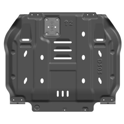 OEM গৃহীত ম্যাঙ্গানিজ-অ্যালুমিনিয়াম খাদ র্যাম 3D গাড়ির অধীনে বর্ম শ্যাসি স্কিড প্লেট
