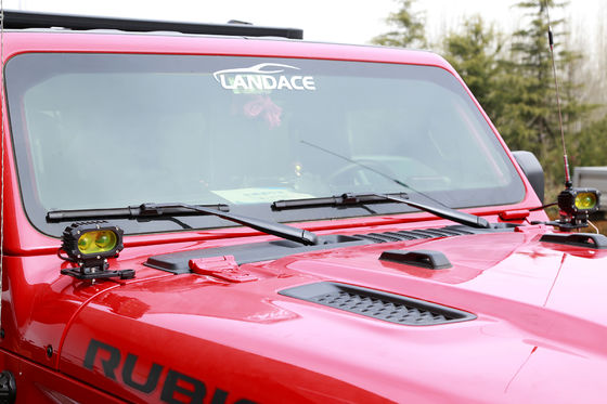 জিপ র্যাংলার জেএল রিয়ার হিচ মাউন্ট এলইডি লাইট ডিজাইন স্টাইল কাস্টম অ্যালুমিনিয়াম খাদ ক্রেট