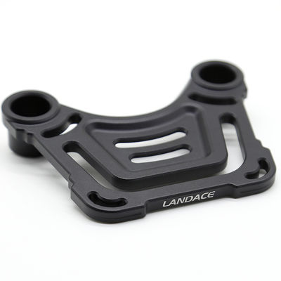 জিপ সংশোধন কাস্টম কালো হার্ড অ্যানোডাইজিং সিএনসি উচ্চ নির্ভুলতা অ্যালুমিনিয়াম খাদ অংশ