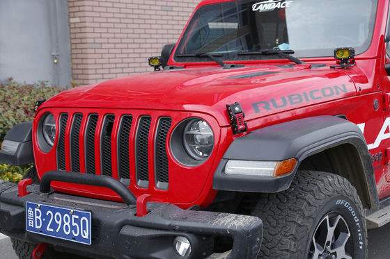 সিএনসি মেশিনযুক্ত 4X4 বাহ্যিক আনুষাঙ্গিক যানবাহন পাওয়ার লেপযুক্ত হুড লচ JEEP Wrangler এর জন্য
