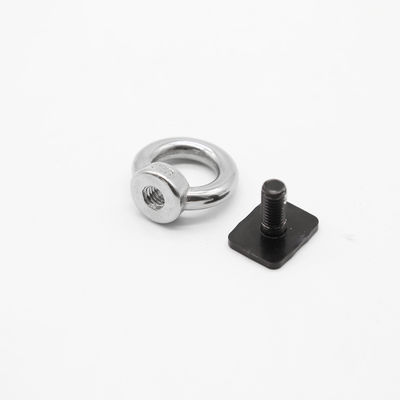 অনন্য নকশা এবং স্টেইনলেস স্টীল Eyebolt Eye Nut সঙ্গে কালো পাউডার আবৃত CNC ছাদ র্যাক