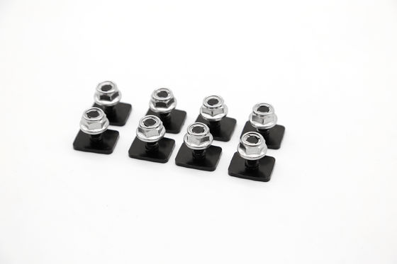 অনন্য নকশা এবং স্টেইনলেস স্টীল Eyebolt Eye Nut সঙ্গে কালো পাউডার আবৃত CNC ছাদ র্যাক