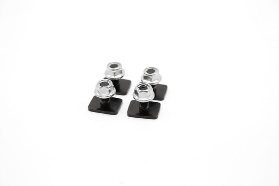 অনন্য নকশা এবং স্টেইনলেস স্টীল Eyebolt Eye Nut সঙ্গে কালো পাউডার আবৃত CNC ছাদ র্যাক