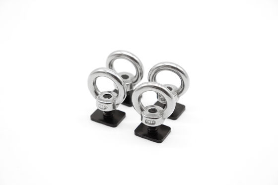 অনন্য নকশা এবং স্টেইনলেস স্টীল Eyebolt Eye Nut সঙ্গে কালো পাউডার আবৃত CNC ছাদ র্যাক
