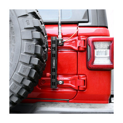 JEEP Wrangler কার ফিটমেন্ট অ্যালুমিনিয়াম খাদ অ্যান্টেনা পতাকা মেরু ইনস্টল এবং অপসারণ সহজ