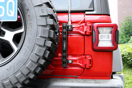 JEEP Wrangler কার ফিটমেন্ট অ্যালুমিনিয়াম খাদ অ্যান্টেনা পতাকা মেরু ইনস্টল এবং অপসারণ সহজ