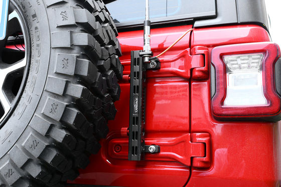 JEEP Wrangler কার ফিটমেন্ট অ্যালুমিনিয়াম খাদ অ্যান্টেনা পতাকা মেরু ইনস্টল এবং অপসারণ সহজ