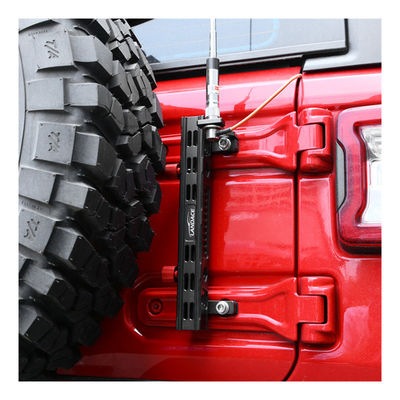 JEEP Wrangler কার ফিটমেন্ট অ্যালুমিনিয়াম খাদ অ্যান্টেনা পতাকা মেরু ইনস্টল এবং অপসারণ সহজ