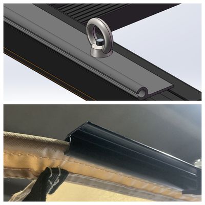 হালকা ওজনের ক্যাম্পিং আনুষাঙ্গিক গাড়ির আউন্ডার ক্যানোপি বাইরের তাঁবু জলরোধী সূচক 3000 মিমি