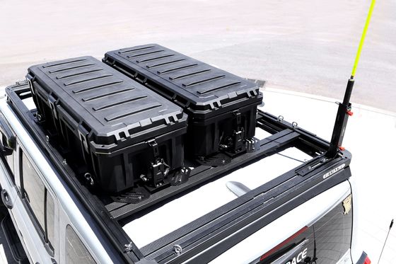 অটোর ছাদ র্যাকের জন্য আয়তক্ষেত্রাকার 4WD 4x4 বাইরের আনুষাঙ্গিক এলএলডিপিই প্লাস্টিকের ক্যাম্পিং স্টোরেজ বক্স