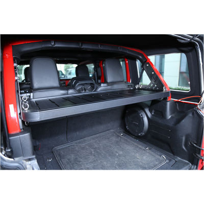 পাউডার লেপ পৃষ্ঠ দৃঢ় এবং ইনস্টল করা সহজ Jeep Wrangler পিছন পণ্যসম্ভার এলাকা জন্য র্যাক