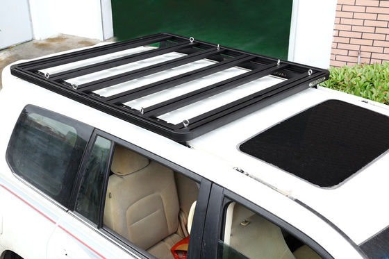 TOYOTA LC200 ফ্ল্যাট অটো ছাদ র্যাক 2018-2023 অ্যালুমিনিয়াম খাদ
