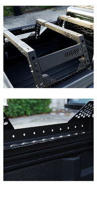 টয়োটা পিক আপ অফ রোড মাউন্টের জন্য কালো পাউডার লেপযুক্ত কার্বন স্টিল ম্যাক্স মডুলার বেড র্যাক