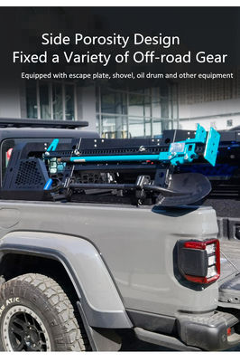 টয়োটা পিক আপ অফ রোড মাউন্টের জন্য কালো পাউডার লেপযুক্ত কার্বন স্টিল ম্যাক্স মডুলার বেড র্যাক