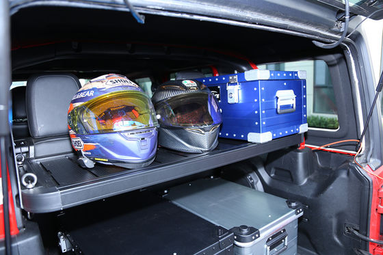 JEEP Wrangle JK JL রিয়ার গেট মেটাল অটো ট্রাঙ্ক বুট স্টোরেজ ভিতরে জন্য অন্তর্নির্মিত তাক