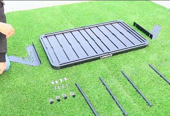 JEEP Wrangler JL এসইউভি কারস কার্গো ক্যারিয়ার এ অভ্যন্তরীণ কার্গো স্টোরেজ র্যাক এবং টেবিল সহ