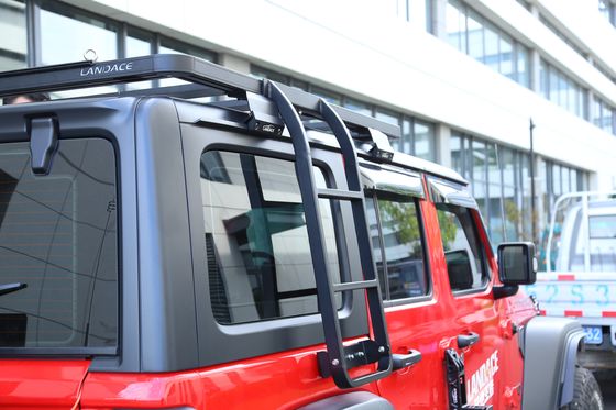 JEEP 18-23 Wrangler রুবিকন সাইড ছাদ ক্লাইম্বিং সিঁড়ি সহজ ইনস্টলেশনের জন্য ল্যান্ডেস দ্বারা
