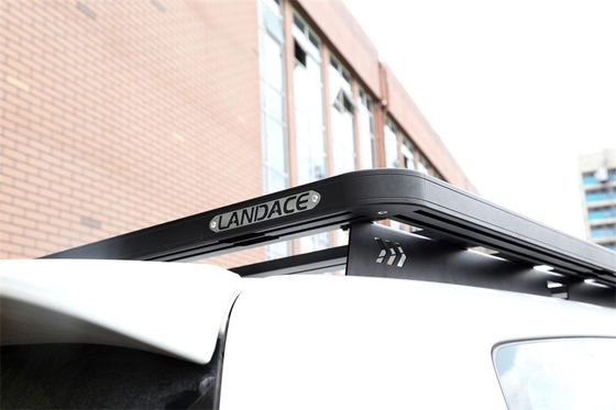 TOYOTA LC 200 কালো সমতল ছাদ র্যাক ব্যাগ গিয়ার 4x4 যানবাহনের জন্য বাইক হোল্ডার