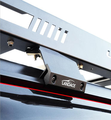 18-23 Wrangler রুবিকন জিপ ছাদ র্যাক বাস্কেট উচ্চ-পাউডার লেপা অ্যালুমিনিয়াম খাদ সঙ্গে