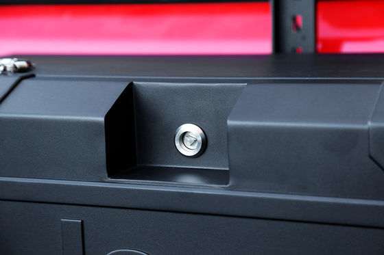 JL JK বাহ্যিক আনুষাঙ্গিক কালো কাস্টম পাউডার লেপ সঙ্গে হিচ মাউন্ট ধাতু বক্স