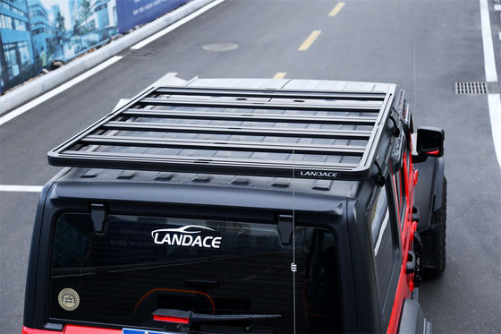 অফ-রোড যানবাহনের বাইরের আনুষাঙ্গিক জিপ র্যাংলার জেএল জেকে 1500 * 1425 * 55 মিমি জন্য ছাদ র্যাক