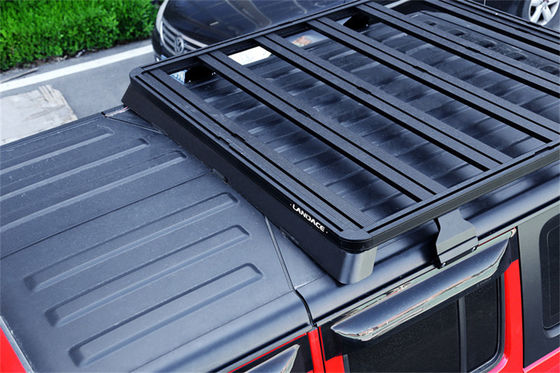 অফ-রোড যানবাহনের বাইরের আনুষাঙ্গিক জিপ র্যাংলার জেএল জেকে 1500 * 1425 * 55 মিমি জন্য ছাদ র্যাক