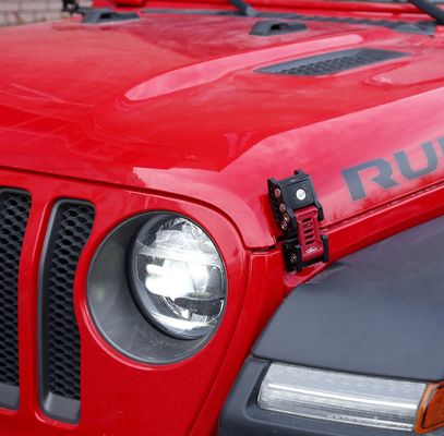 বছর 2018- কালো সিএনসি প্রক্রিয়া হুড ল্যাচ কিট অফ-রোড অ্যাডভেঞ্চারের জন্য দীর্ঘস্থায়ী