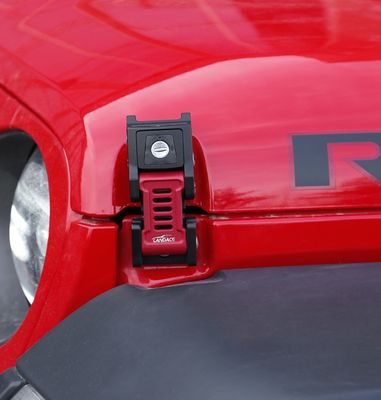 বছর 2018- কালো সিএনসি প্রক্রিয়া হুড ল্যাচ কিট অফ-রোড অ্যাডভেঞ্চারের জন্য দীর্ঘস্থায়ী