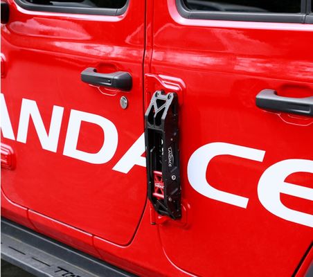 2016-2018 Wrangler অ্যালুমিনিয়াম খাদ ব্ল্যাক সাইড ডোর সিঁড়ি